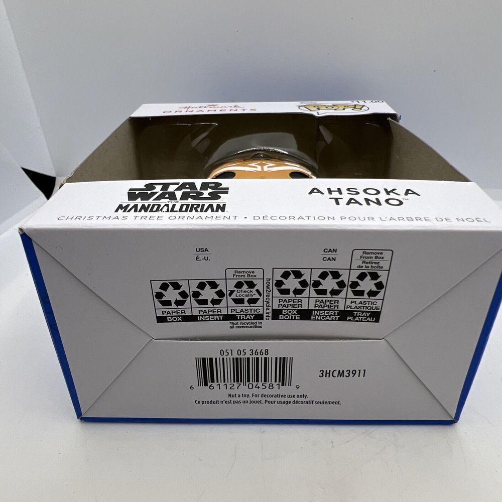2024‎ Hallmark Funko POP! Star Wars Mandalorian Ahsoka Tano Christmas Ornament - Picture 8 of 9